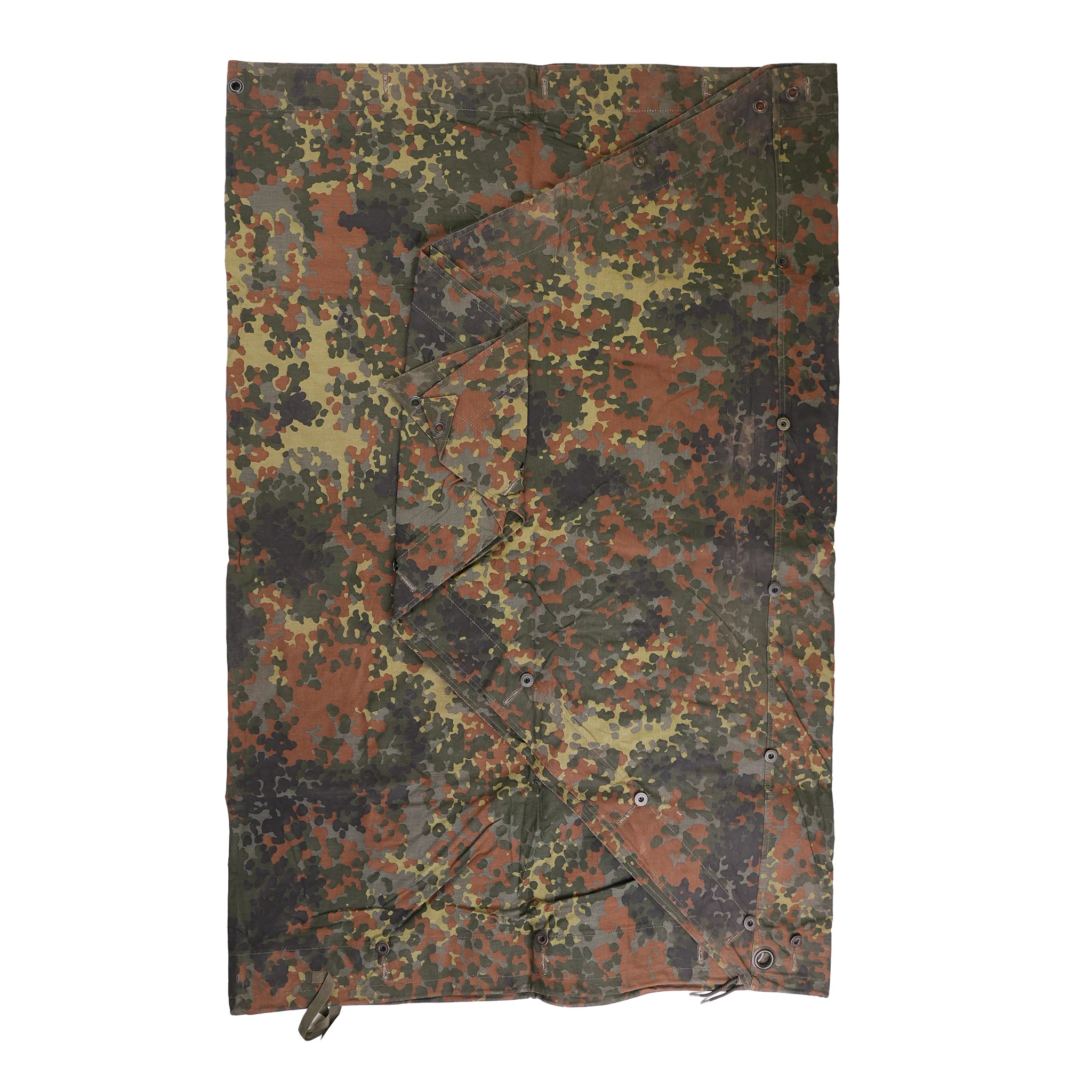 Issued German Flecktarn Shelter Half - Image 3