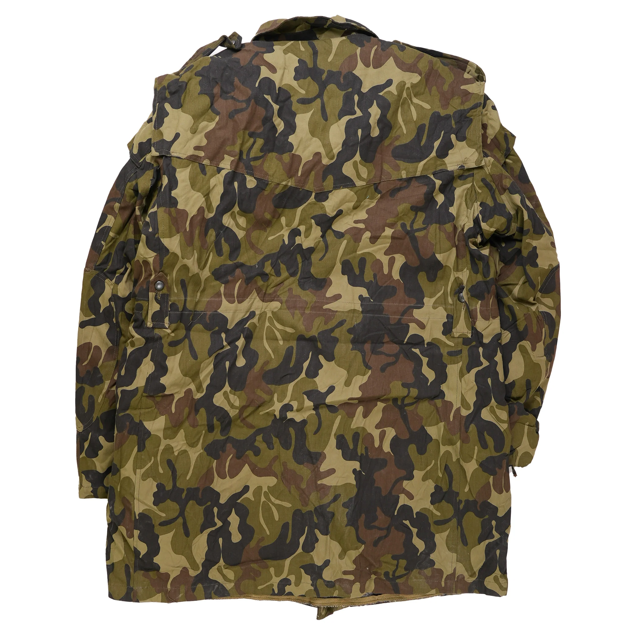 Issued Romanian M1990 Leaf Camouflage Parka w/Liner - Image 2